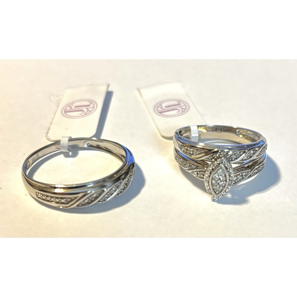 3 pc Wedding set for bride and groom